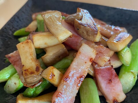 アレンジ！エリンギバター醤油炒め